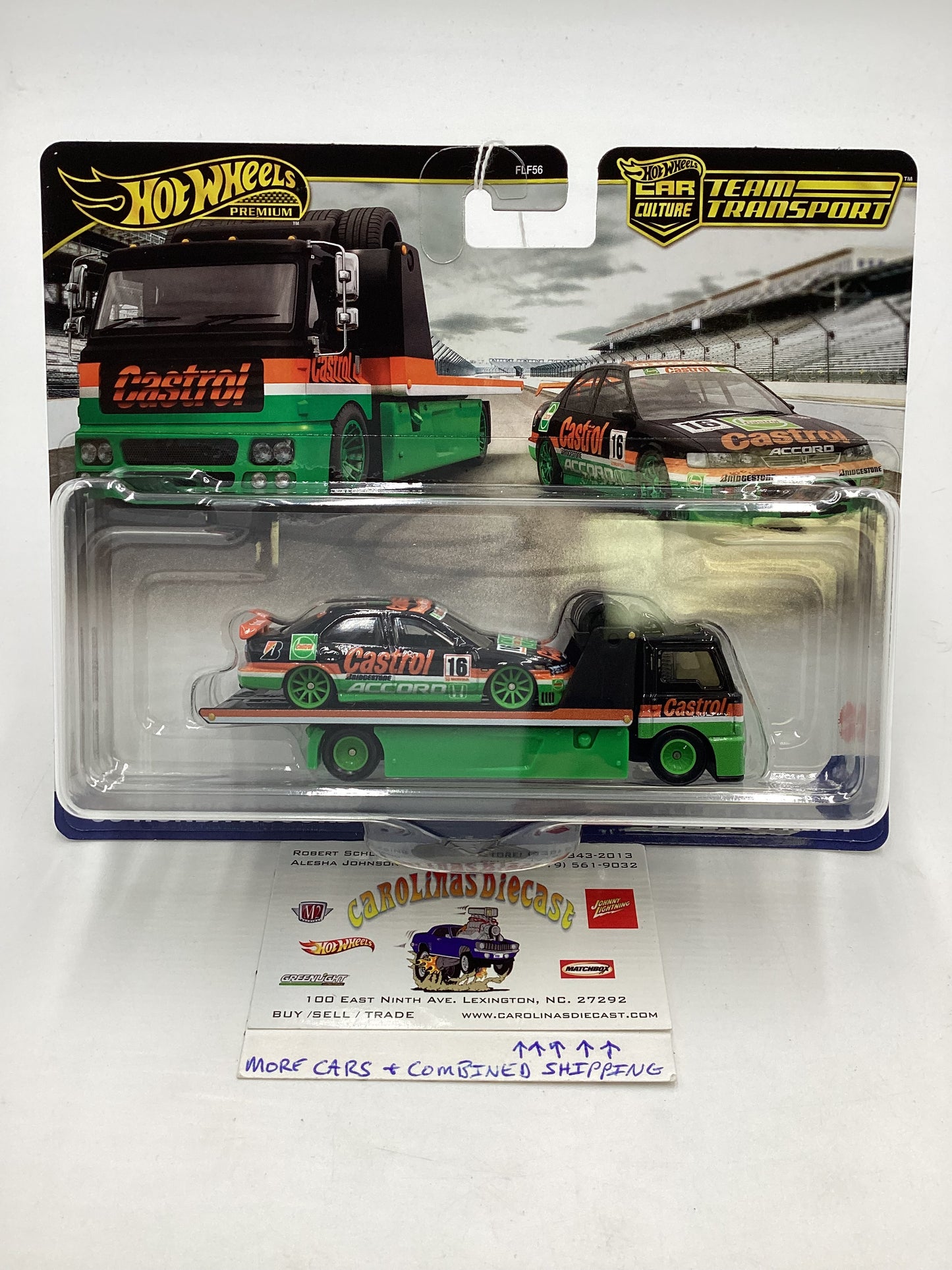 Hot wheels 2024 Team transport #65 ‘96 Honda Accord / Fleet Street Castrol 278F