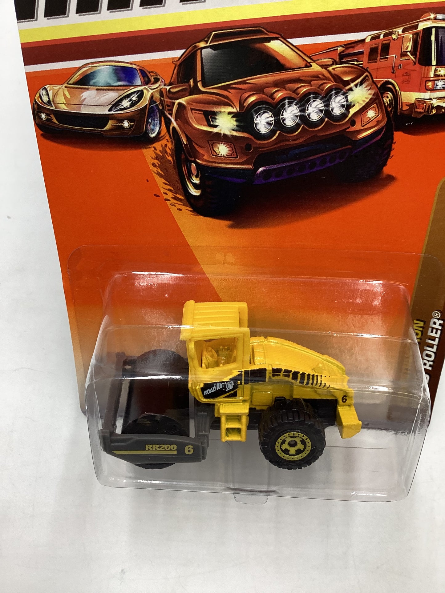 Matchbox #37 Construction Road Roller Yellow 206G