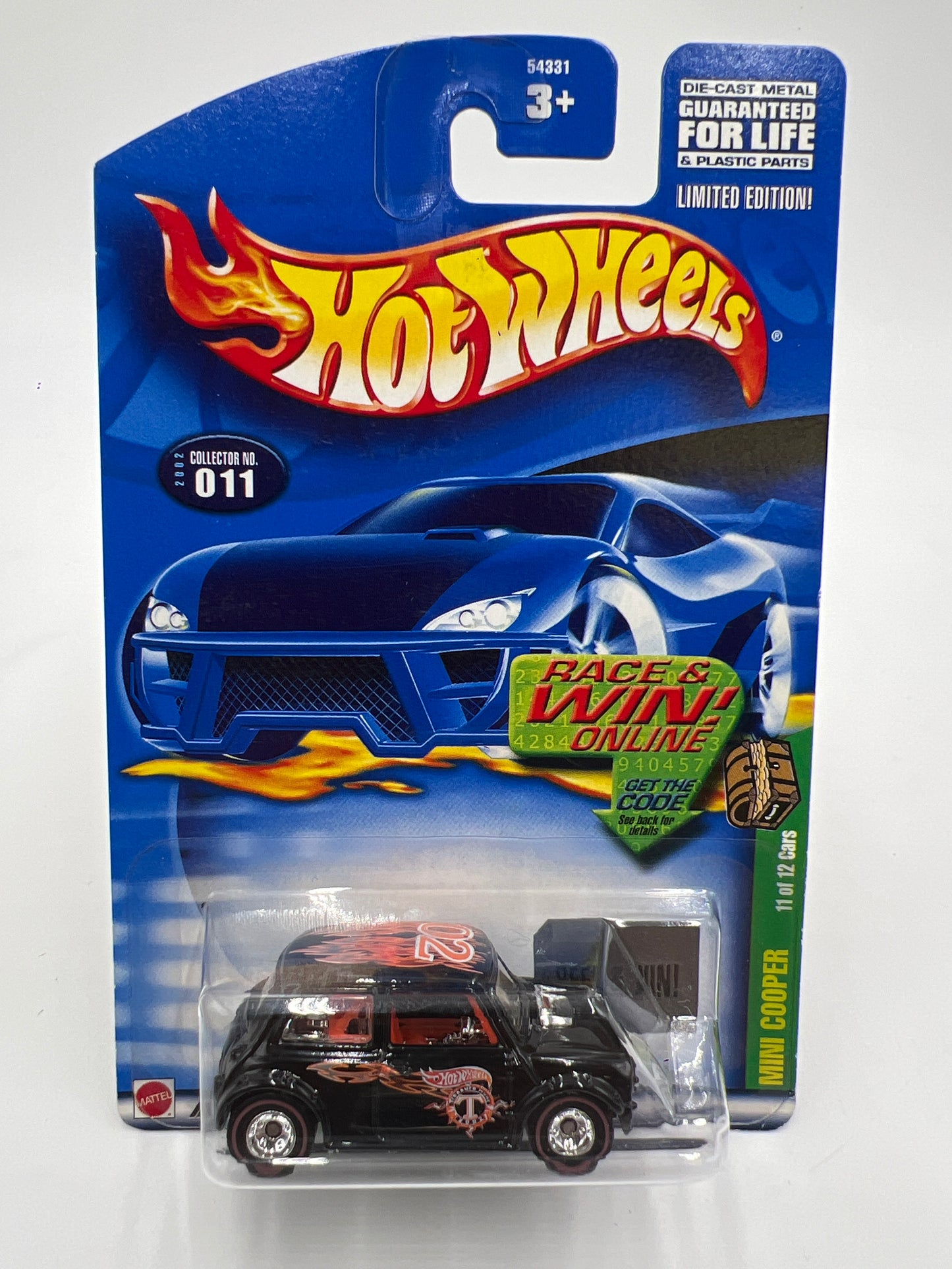 2002 Hot Wheels Treasure Hunt  #11 Mini Cooper Real Riders 273B