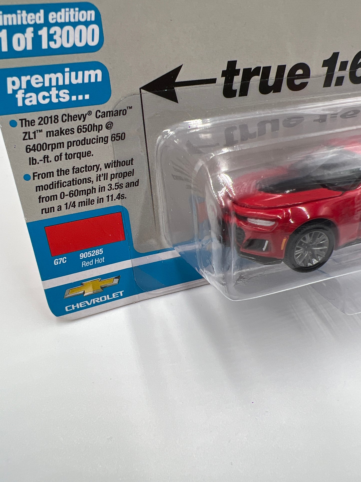 Auto World Modern Muscle Release 1 Version B 2018 Chevy Camaro ZL1 Red Hot Red 183E