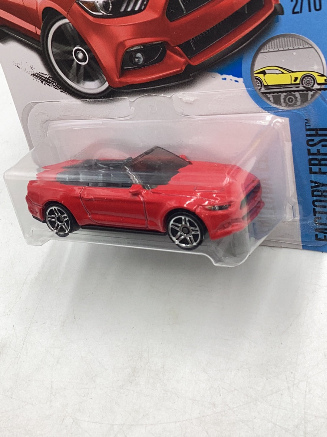 2017 Hot Wheels #7 2015 Ford Mustang GT Convertible 30C