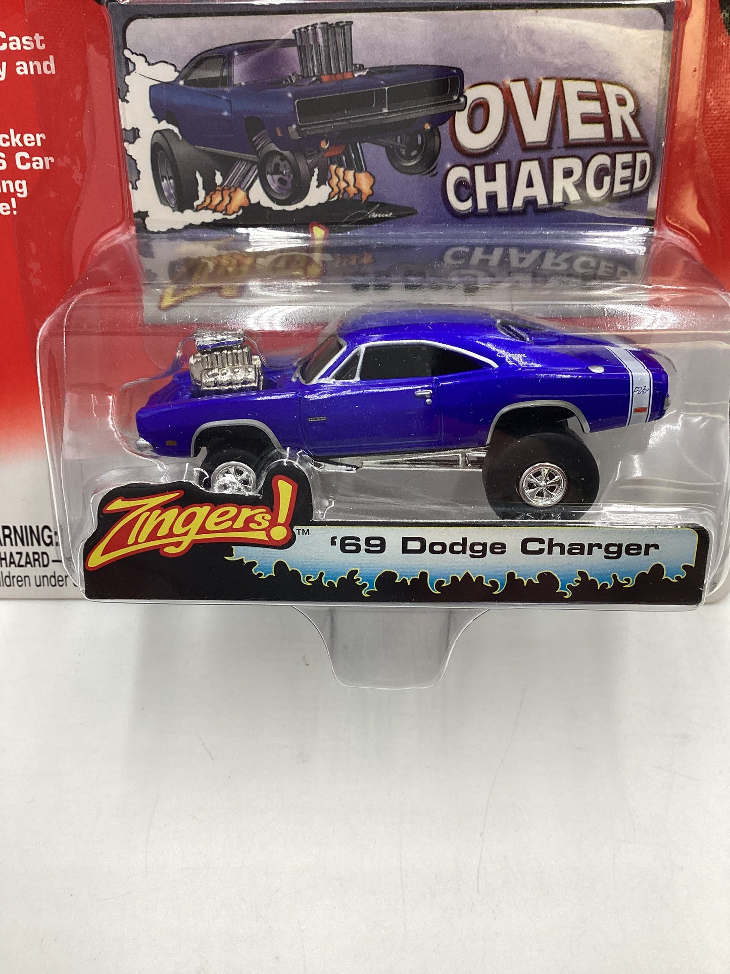 Johnny lightning Street freaks zingers 69 Dodge Charger Over Charged 190E