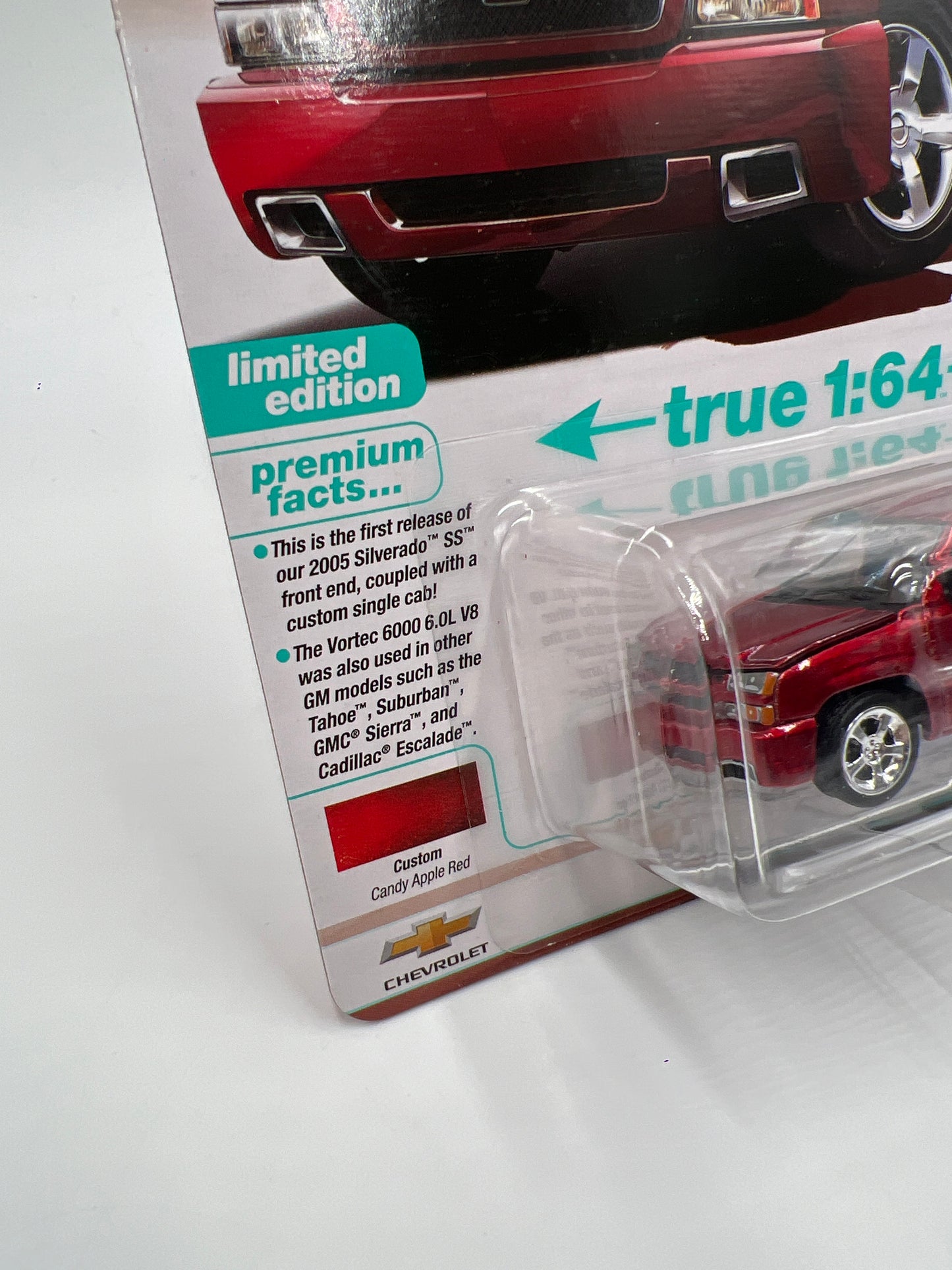 2025 Auto World Muscle Trucks Release 1 Version B 2005 Chevy Silverado SS Custom Red Cateye 185D