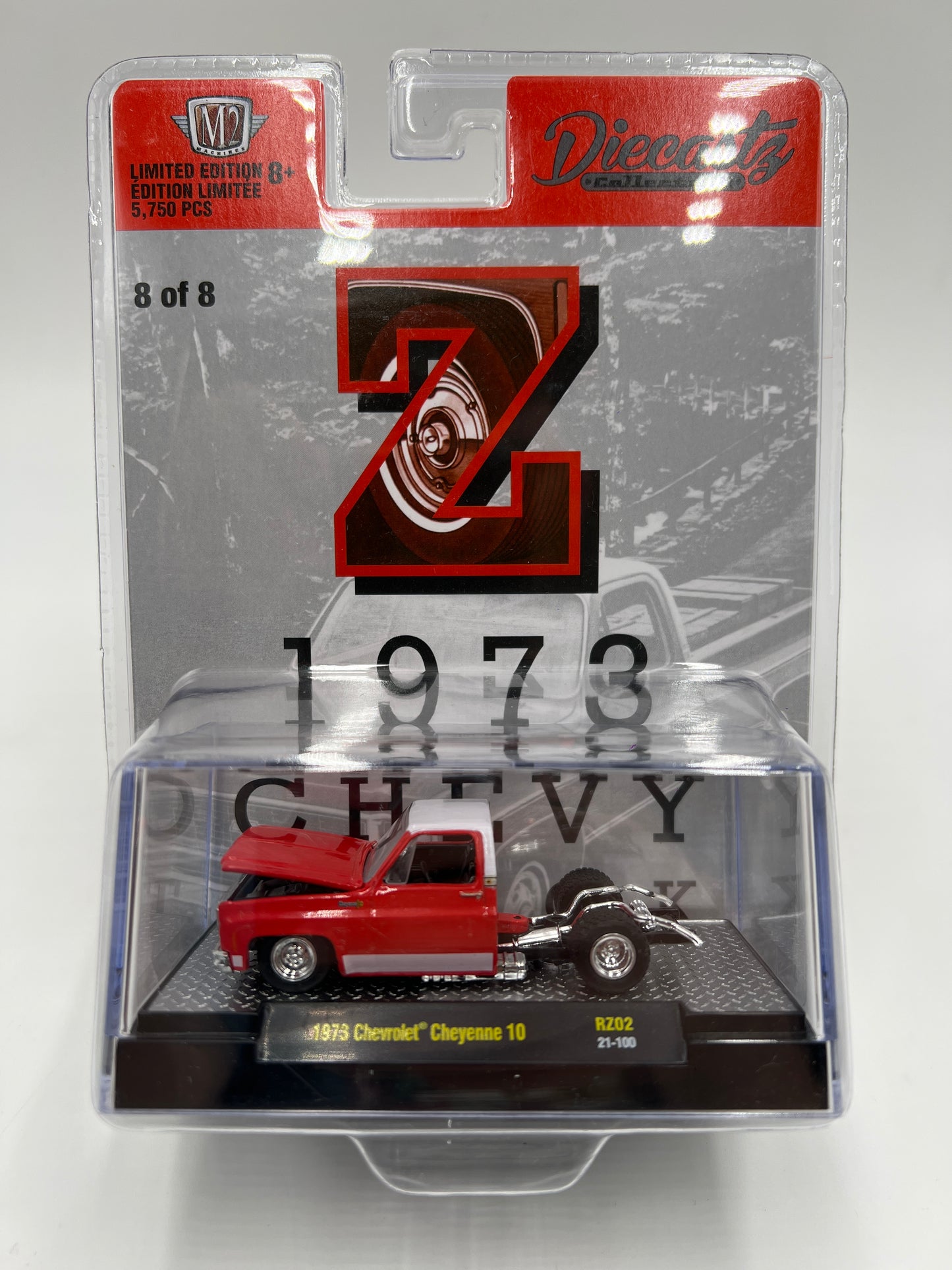 M2 Machines Diecastz 1973 Chevy Trucks Full Set Of 8 RZ02