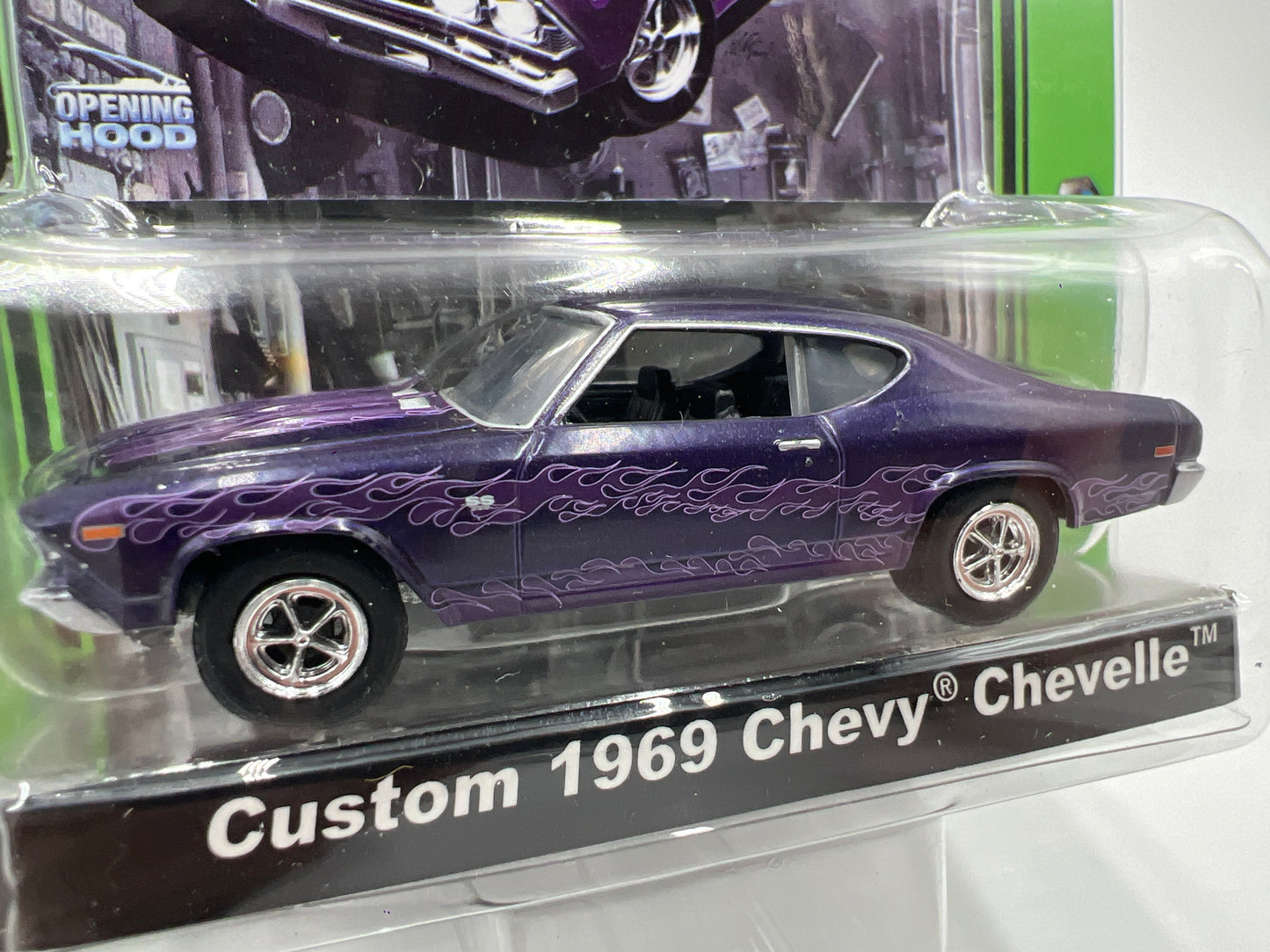 Greenlight Muscle Car Garage Series 6 Custom 1969 Chevy Yenko Chevelle Purple 176E