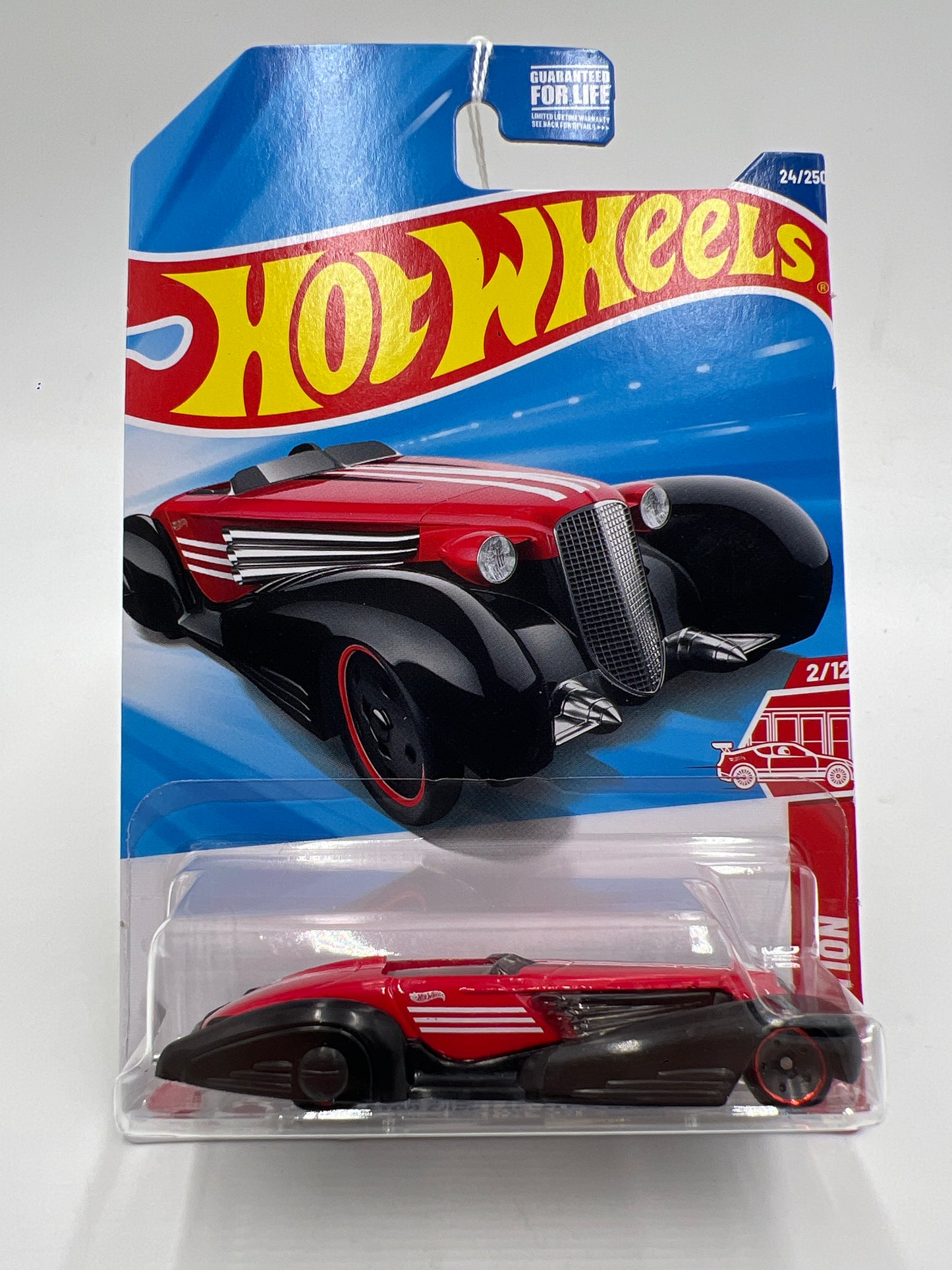 2025 Hot Wheels Target Red Edition #24 Custom Cadillac Fleetwood Red 144E