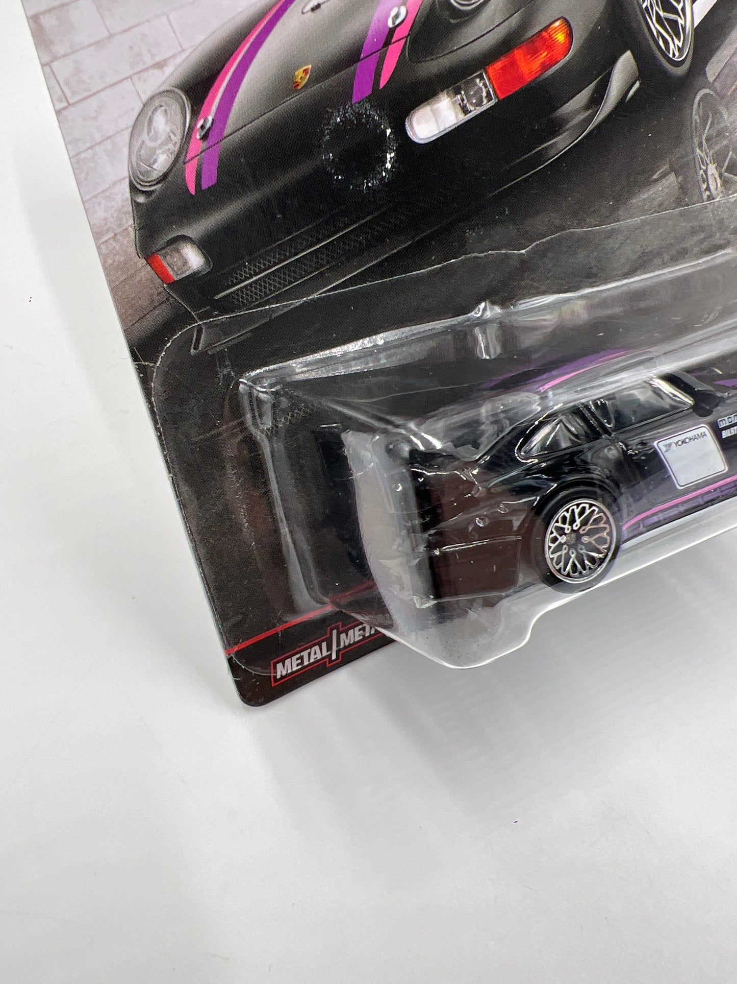 Hot Wheels Car Culture Euro Style #1 Porsche 993 GT2 Black W/Protector
