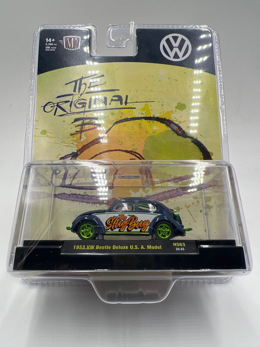 2025 M2 Machines Hobby Exclusive CHASE Slug Bug 1953 VW Beetle Deluxe USA Model HS63