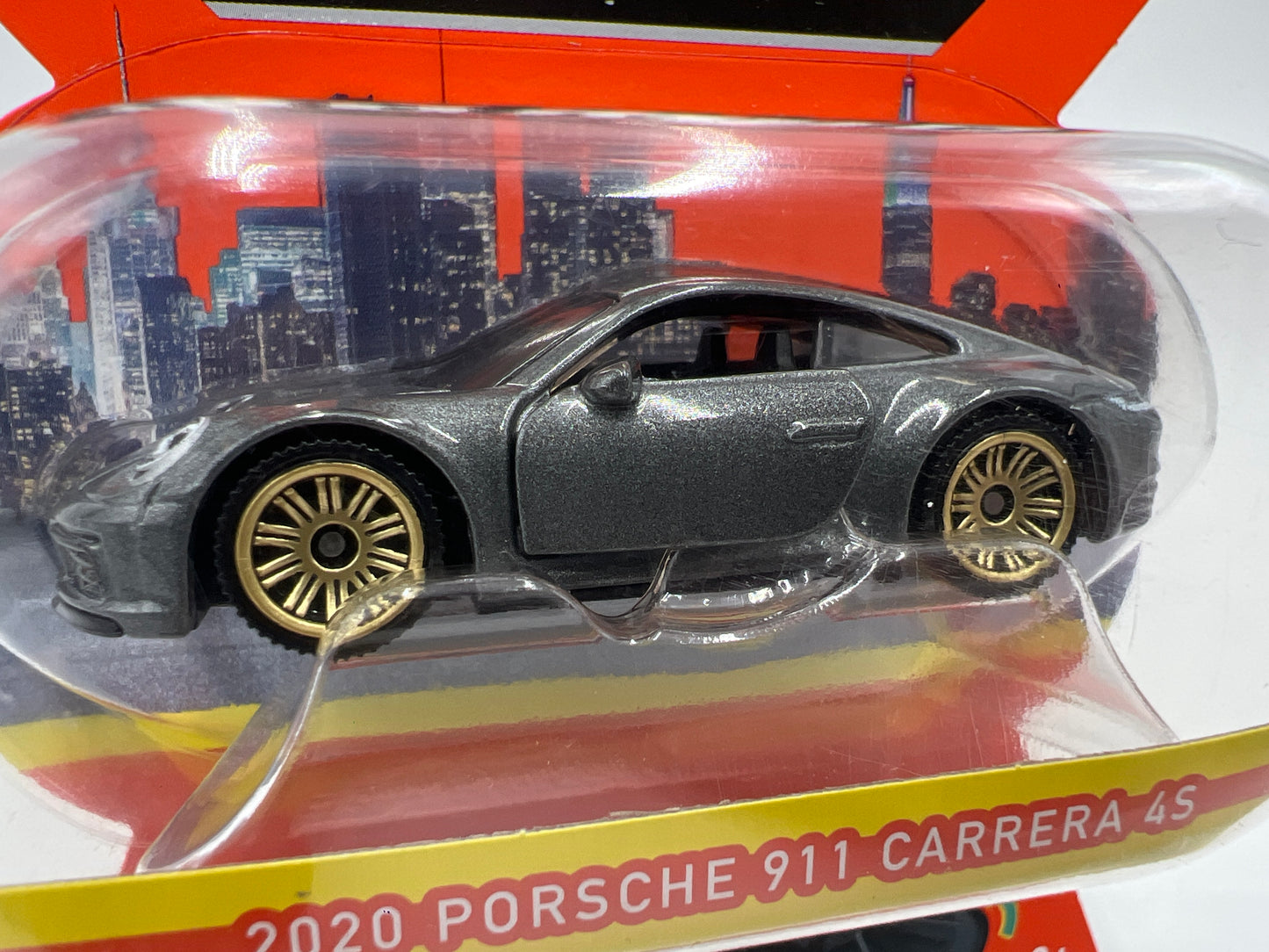 Matchbox Moving Parts #37 2020 Porsche 911 Carrera 4S Gray 162i