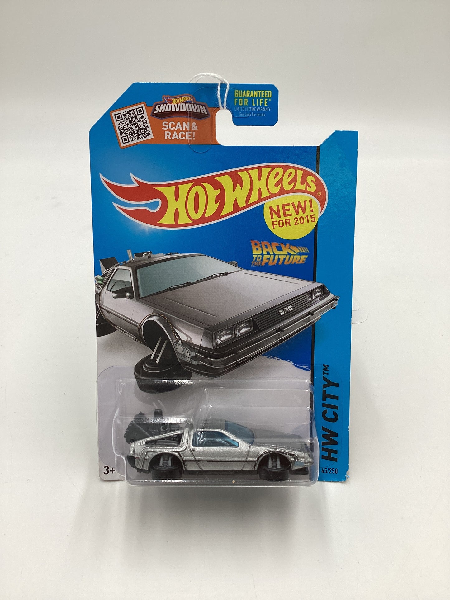 2015 Hot wheels HW City #45 Back To The Future Time Machine-Hover Mode 117A