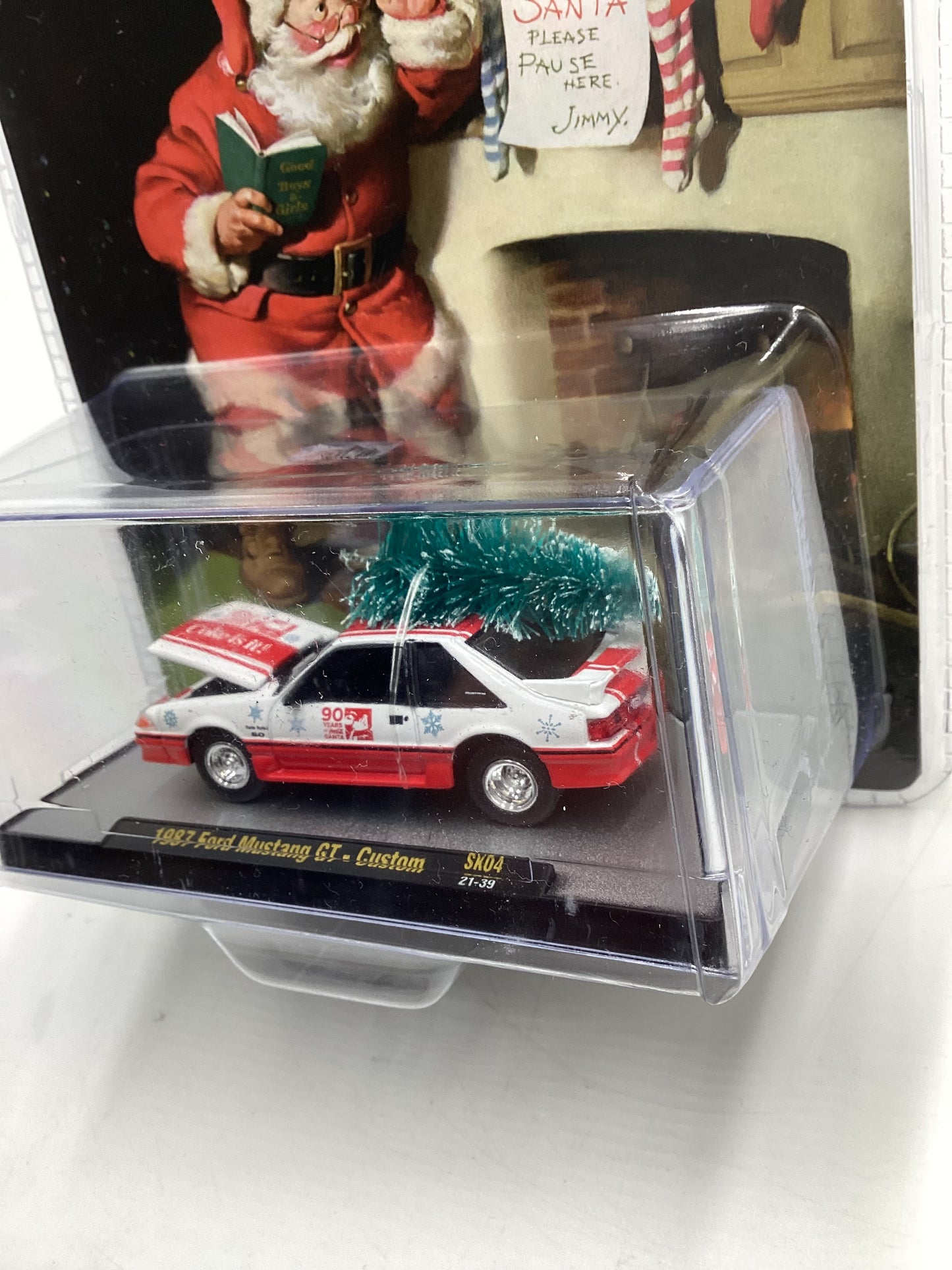 M2 Machines Coca Cola 1987 Ford Mustang GT Custom Red/White SK04 204C