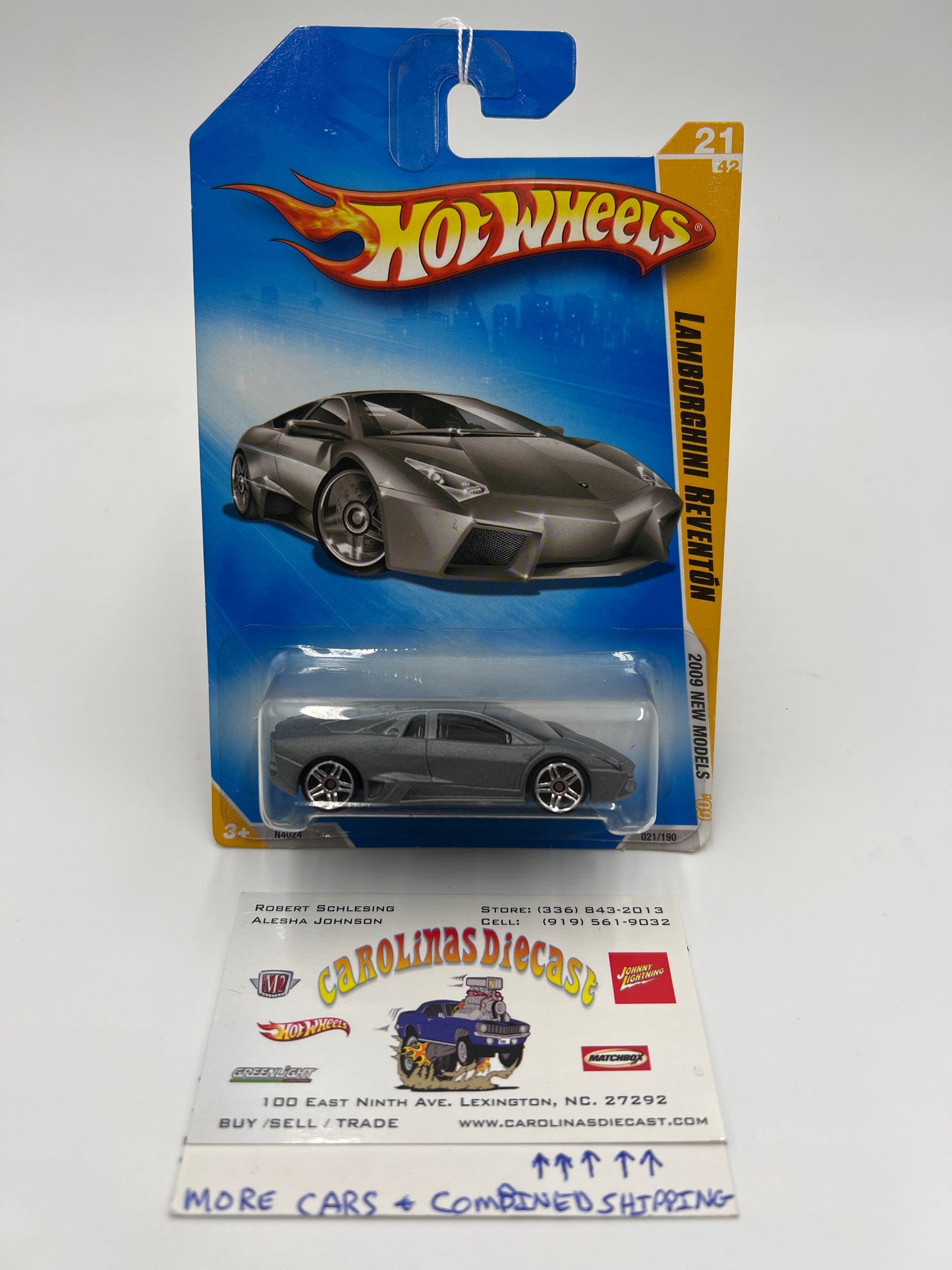 2009 Hot Wheels New Models #21 Lamborghini Reventon Gray 101C