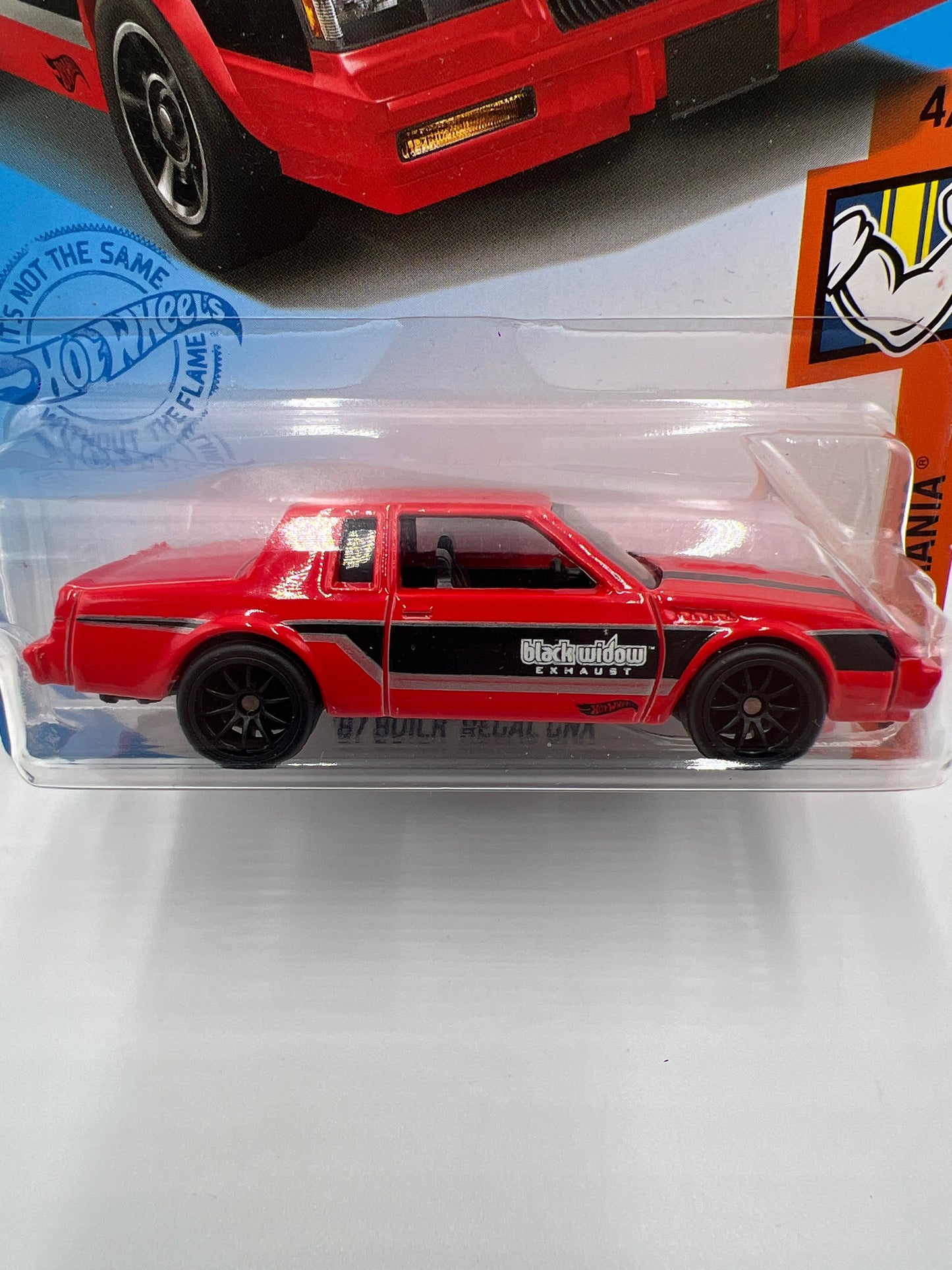 Hot Wheels 87 Buick Regal GNX Red Wheel Swap Custom On Card W/Protector SR