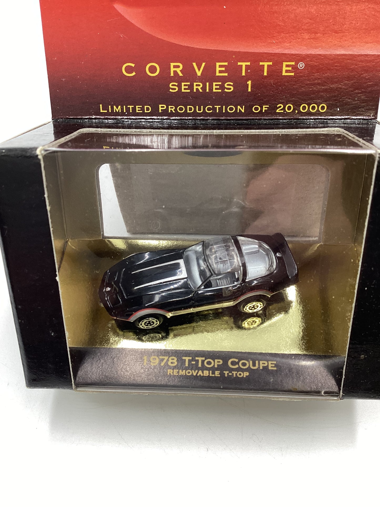 Micro Machines Collectors Edition Corvette Series 1 1978 T-Top Coupe Black 1/20000 SR
