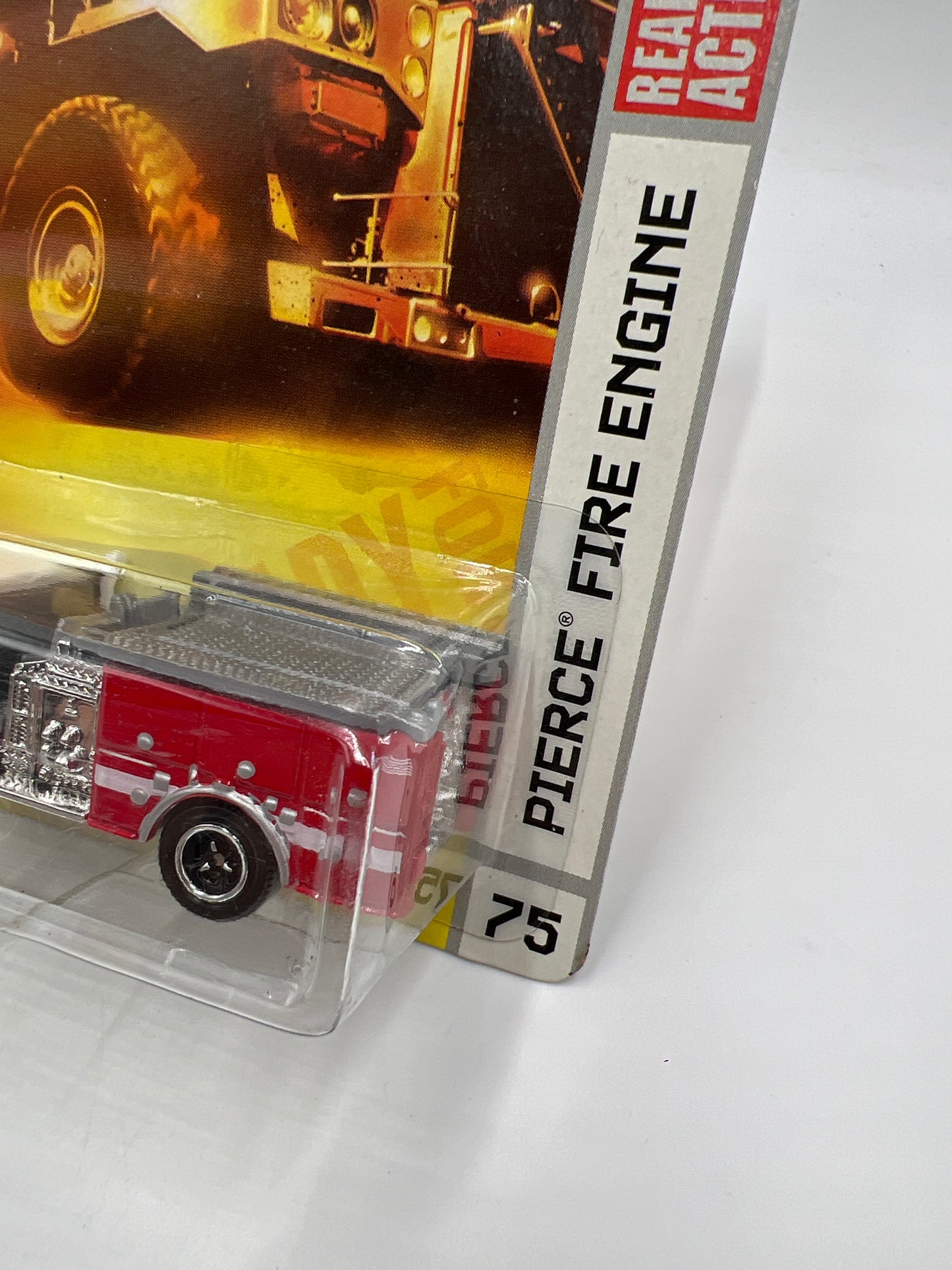 Matchbox Emergency #75 Pierce Fire Engine Red 206B