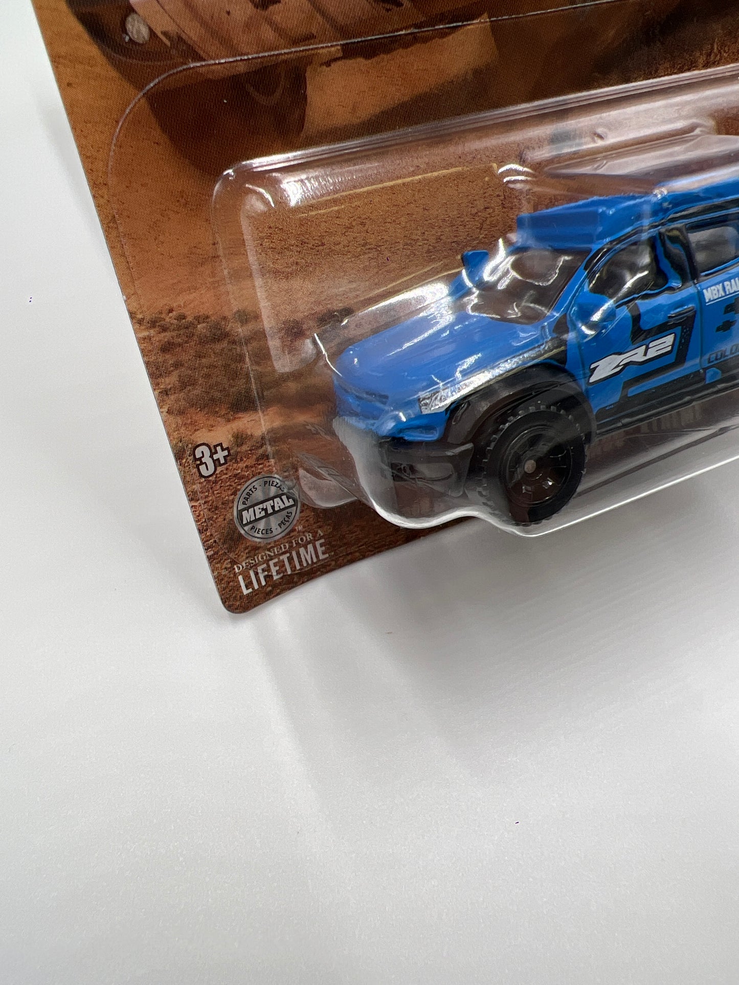 2024 Matchbox Off Road Rally #1 2016 Chevy Colorado Xtreme Blue 162B