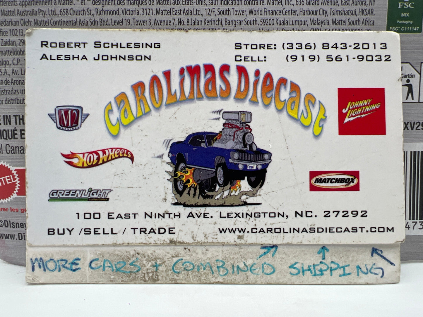Disney Pixar Cars Logan Gearsall 137C