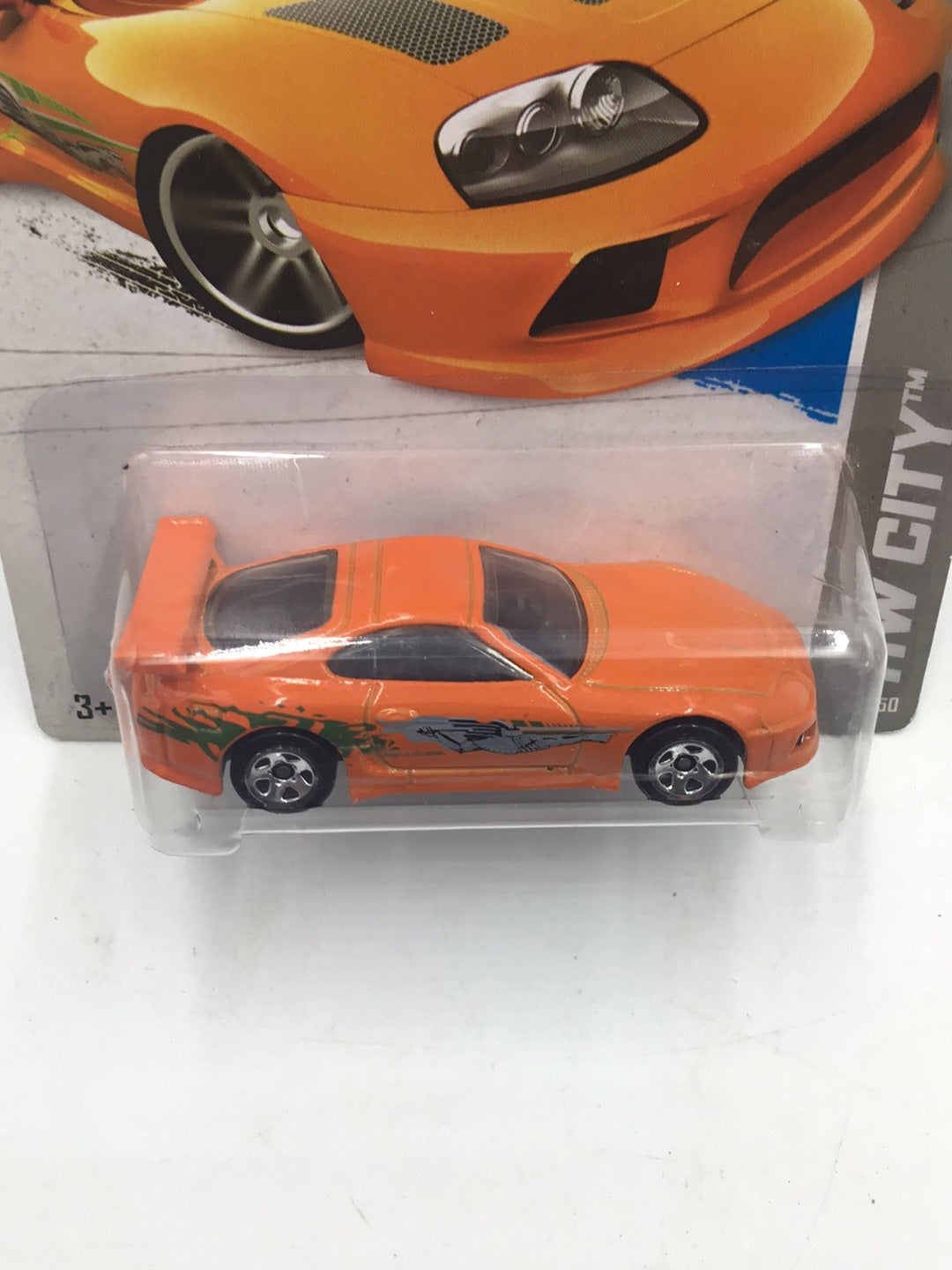 2013 Hot wheels fast and furious #5 Toyota Supra with protector