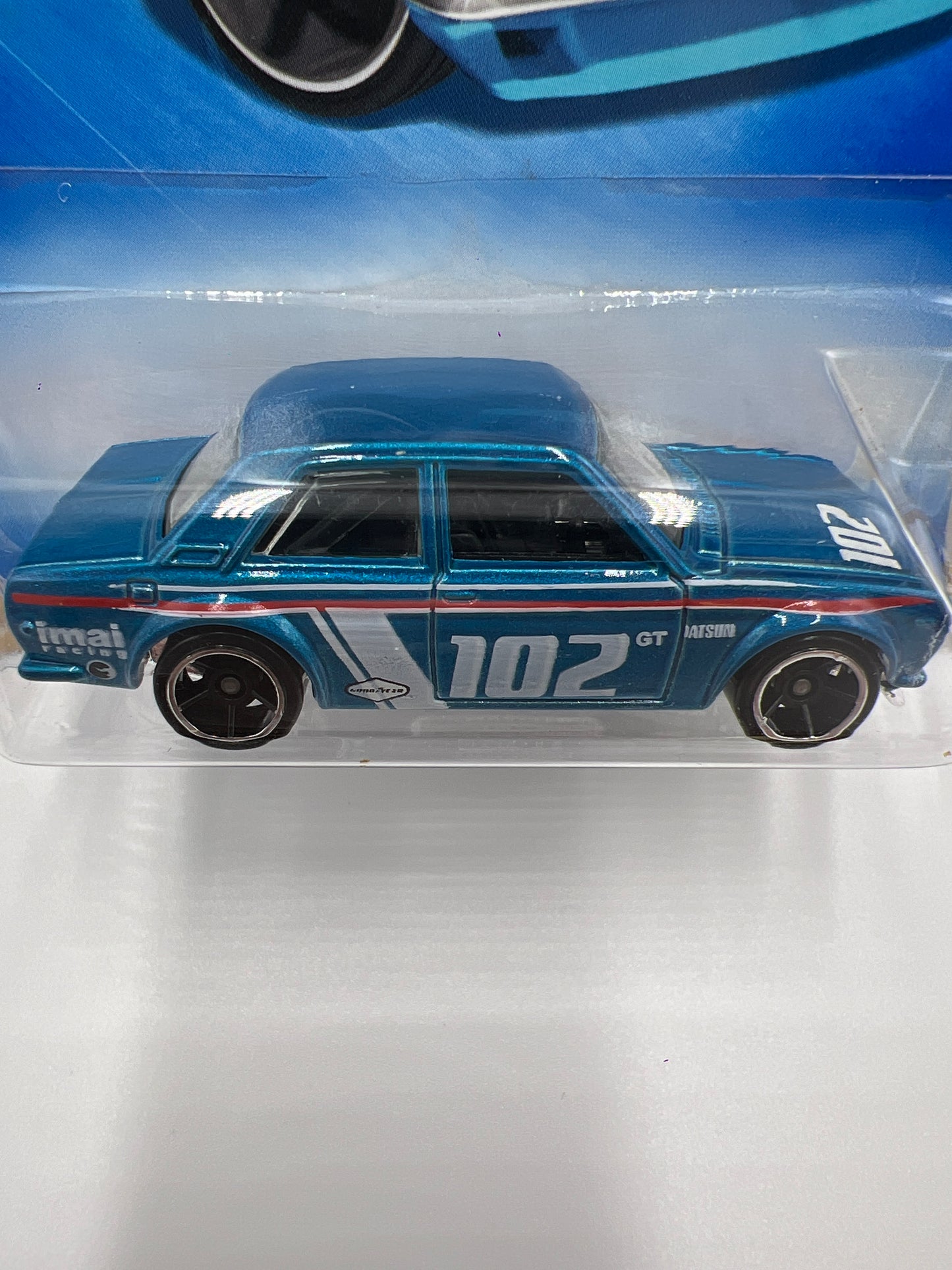 2009 Hot Wheels New Models #037 Datsun Bluebird 510 Blue SR