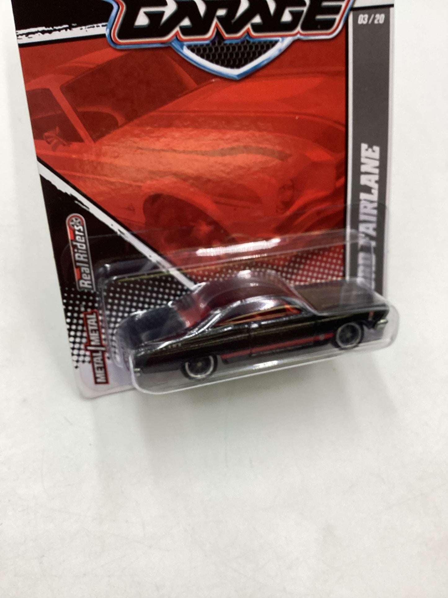 Hot Wheels Garage 03/20 66 Ford Fairlane Black metal/metal 245C