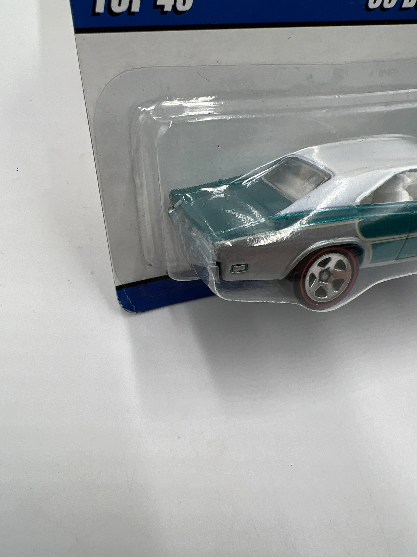 2007 Hot Wheels Since 68 40th Anniversary #12 69 Dodge Charger Aqua 159A