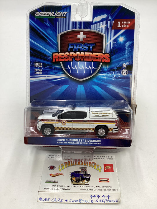 Greenlight First Responders Series 1 2020 Chevrolet Silverado Narberth Ambulance Special Operations