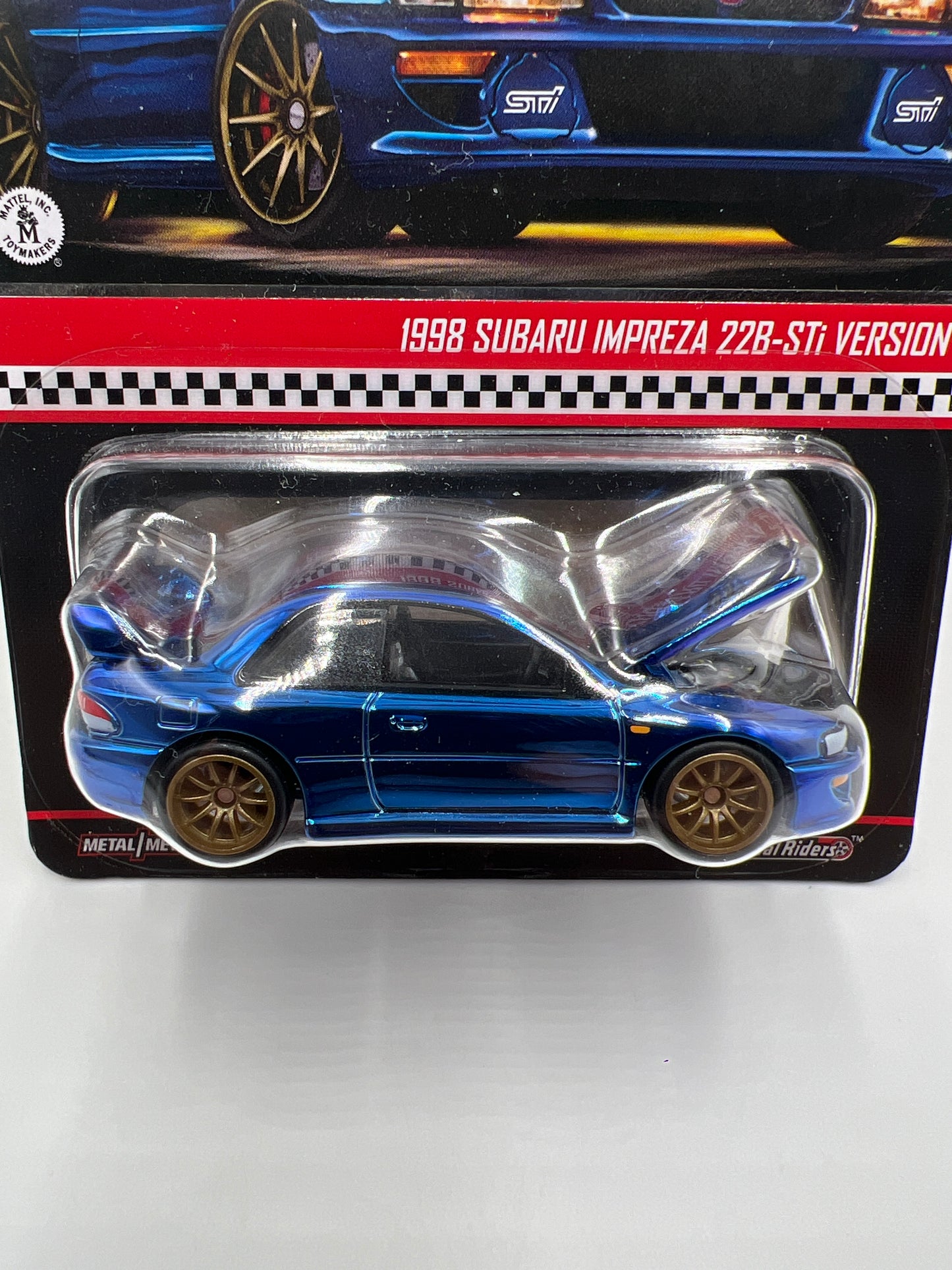 2025 Hot Wheels RLC Exclusive 1998 Subaru Impreza 22B-STi Version Blue W/Protector