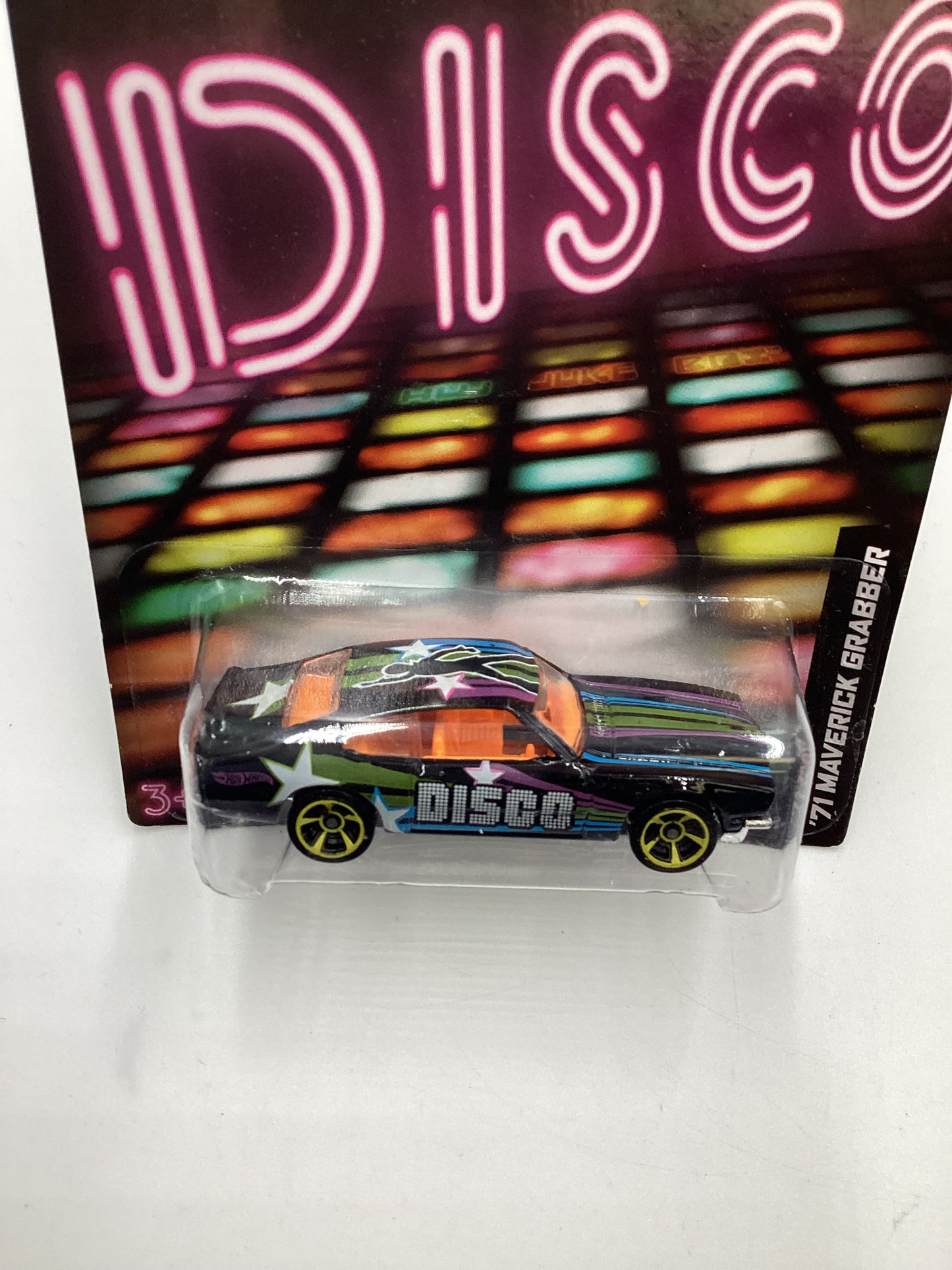Hot wheels Jukebox Disco #20 71 Maverick Grabber Black 157F