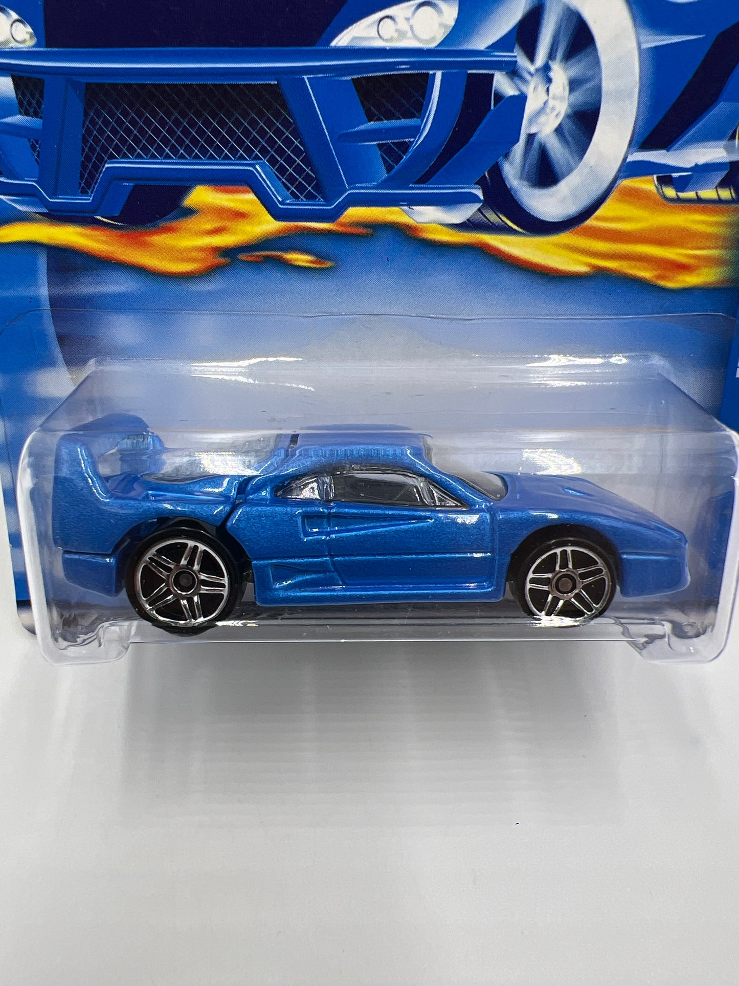 2001 Hot Wheels Collector #209 Ferrari F40 Blue SR