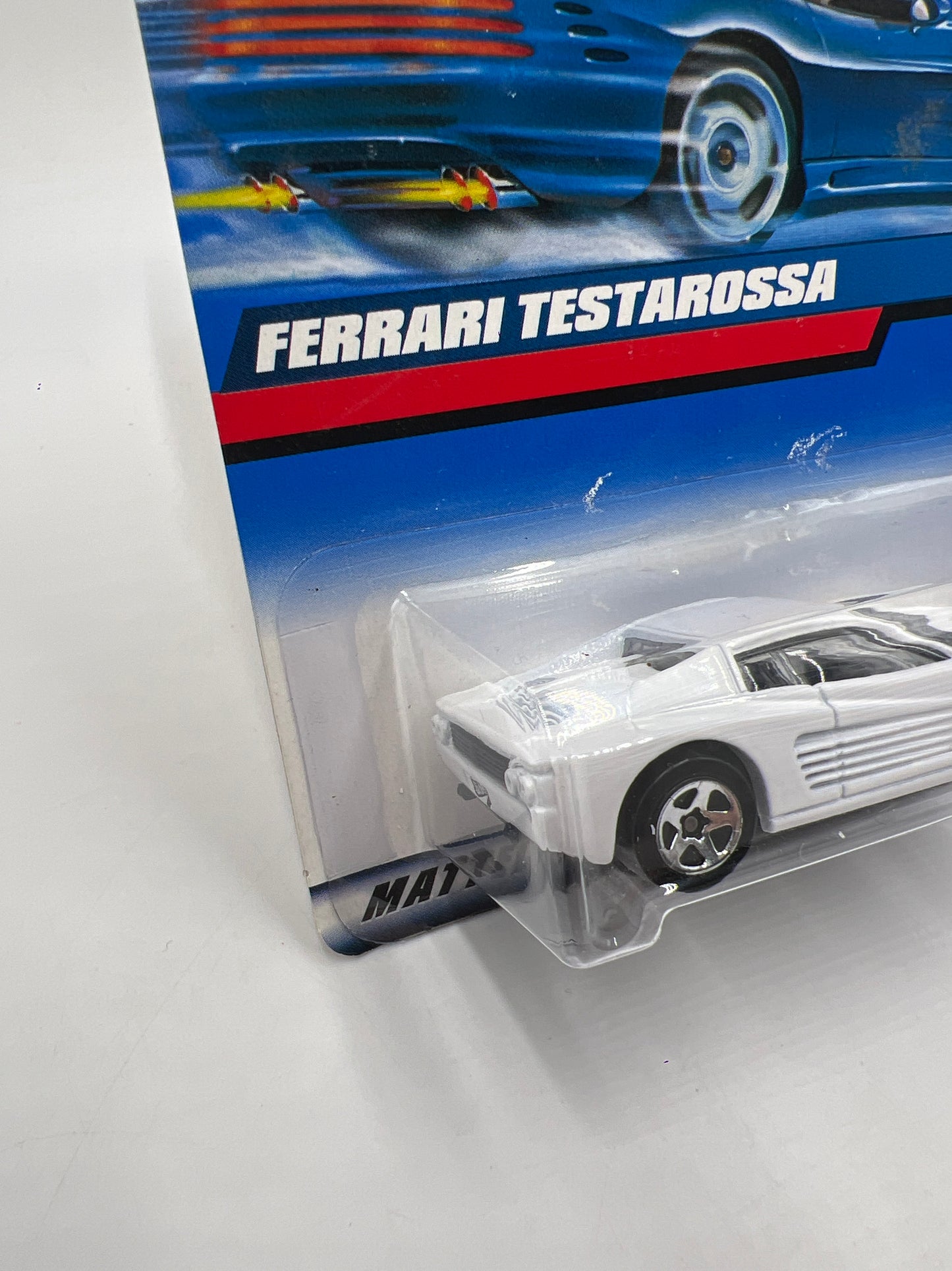 2000 Hot Wheels Collector #136 Ferrari Testarossa White SR