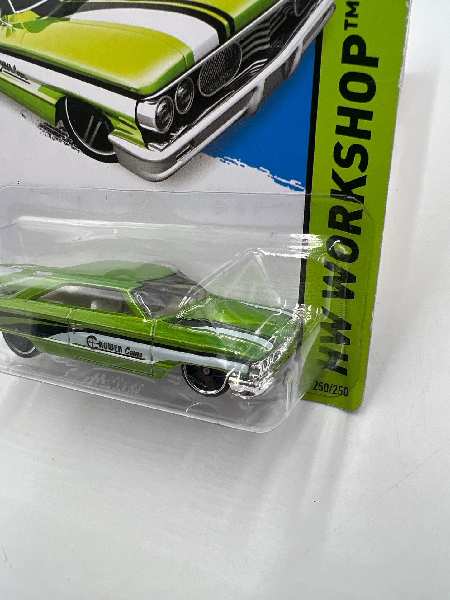 2014 Hot Wheels Workshop #250 Custom 64 Galaxie 500 Green *Vein Top Right Corner* 32C