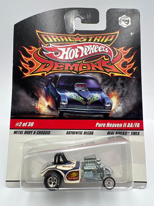 Hot Wheels Drag Strip Demons #2 Pure Heaven II AA/FA W/Protector