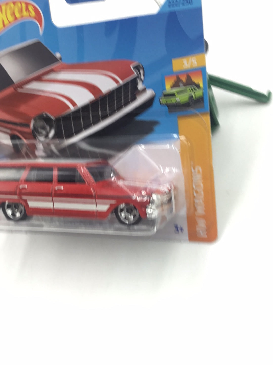 2023 hot wheels Short Card #222 64 Chevy Nova Wagon DD7