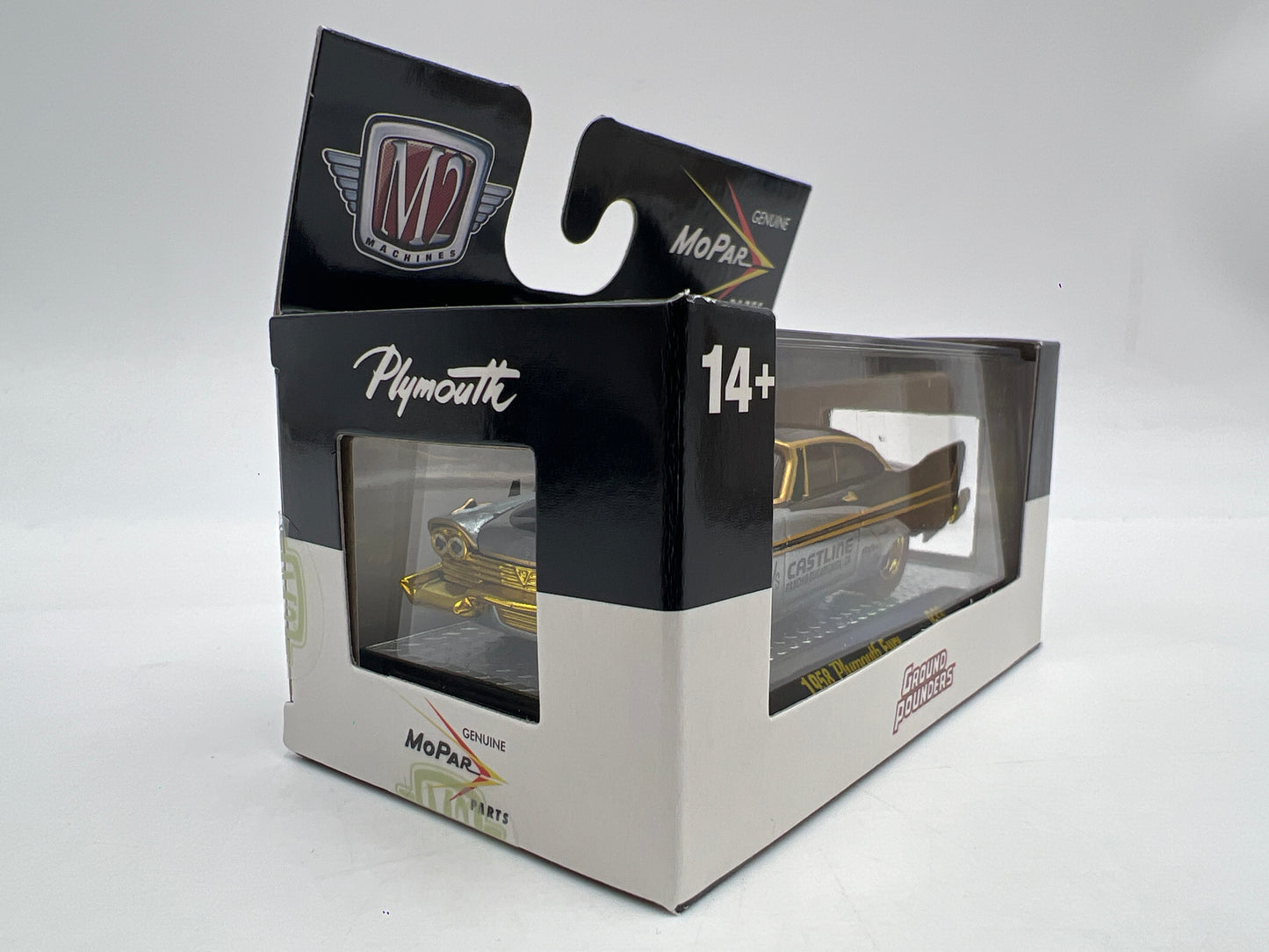 M2 Machines R33 RAW CHASE 1/250 Ground Pounders 1958 Plymouth Fury