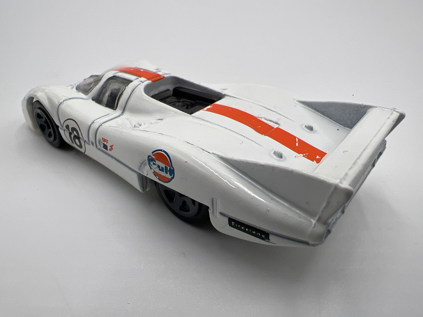 Hot Wheels 1/64 Porsche 917LH Gulf White Loose