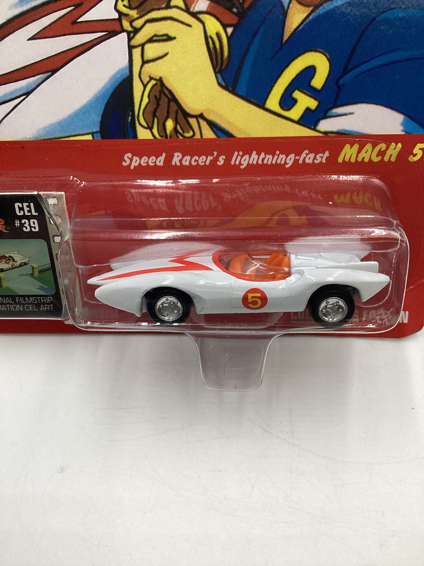 Johnny Lightning Speed Racer CEL #39 Speed Racer Mach 5 White 186B