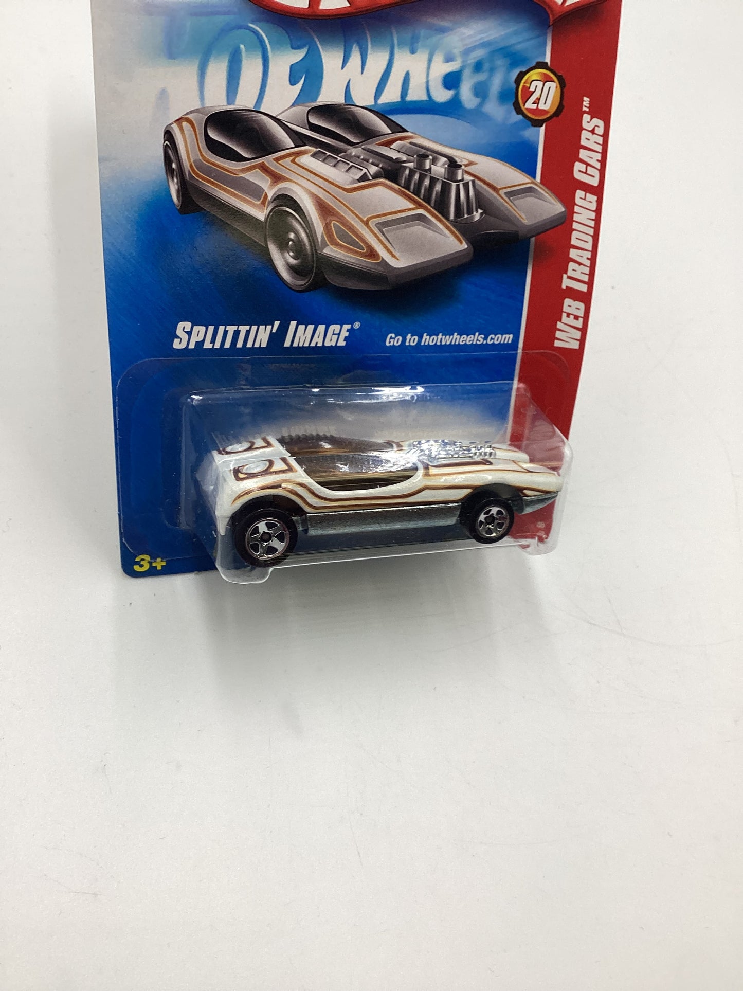 2008 Hot Wheels Web Trading Cars #96 Splittin Image White