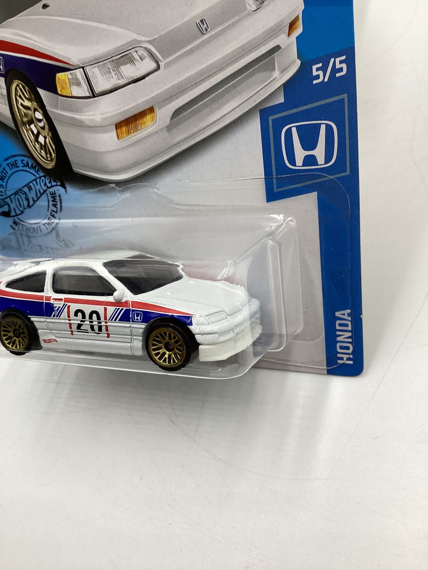 2020 Hot Wheels Honda #123 88 Honda CR-X White 77E