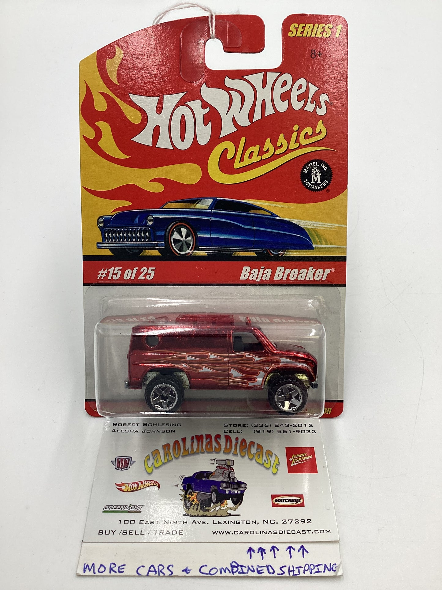 Hot Wheels Classics Series 1 #15 Baja Breaker Red