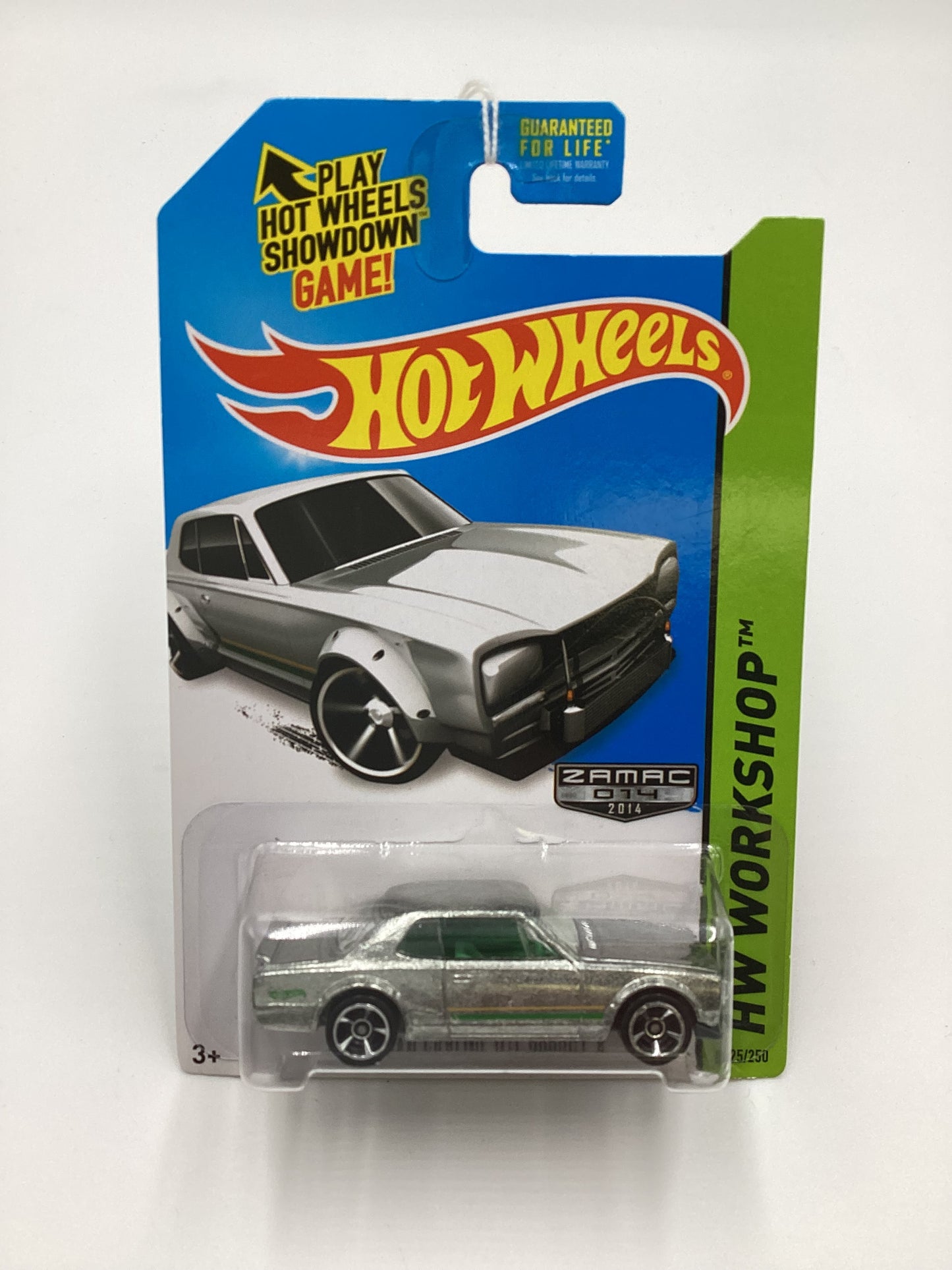 2014 Hot Wheels Zamac 014 #225 Nissan Skyline H/T 2000GT-X Non Roll Cage Vein on Back 145A