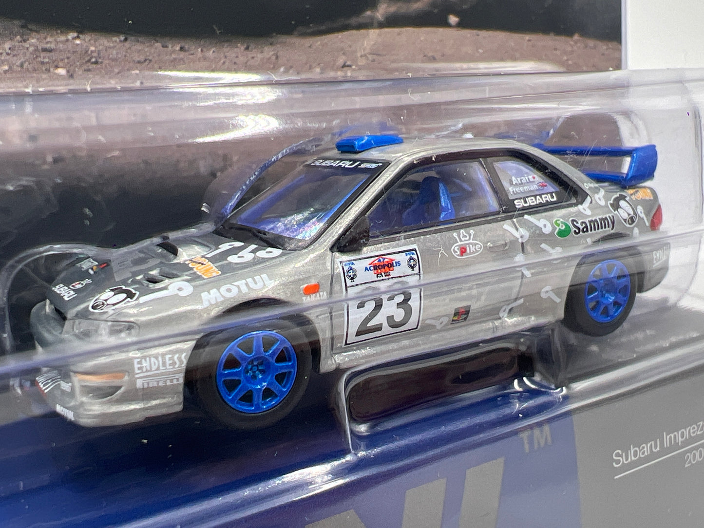 Mini GT #1078 CHASE Subaru Impreza WRC99 #23 2000 Acropolis Rally