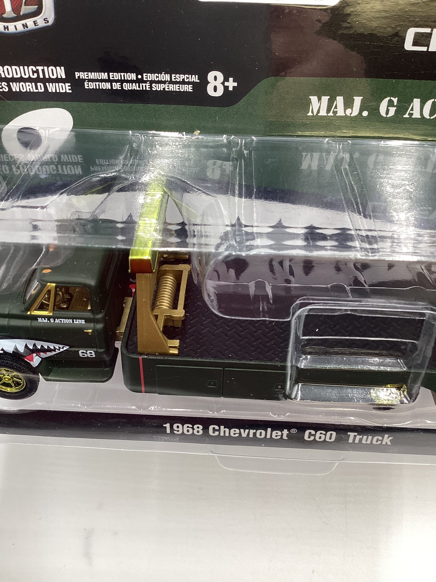 M2 Machines Maj G Action Line 1968 Chevrolet C60 Truck CHASE Green