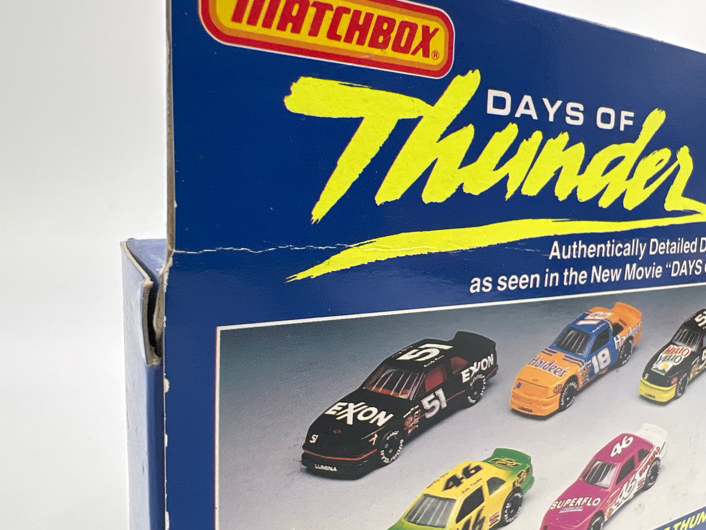 Matchbox Days Of Thunder Team Race-Car Transporter & Race Car Hardees Lot Of 2