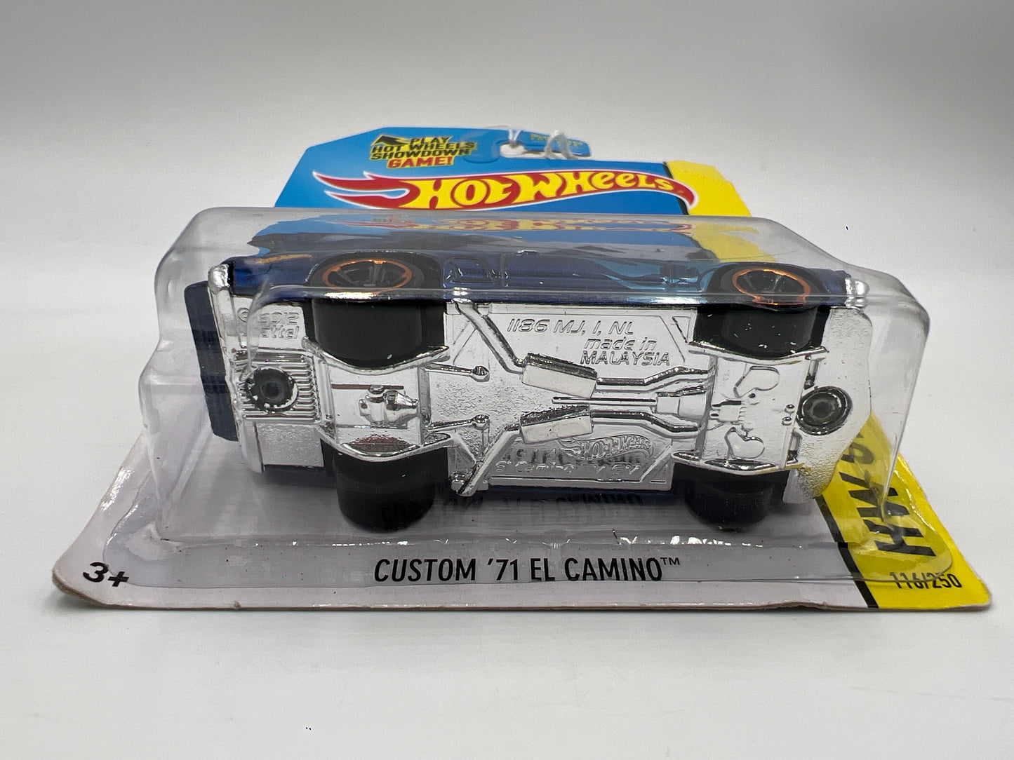 2014 Hot Wheels HW Off-Road #116 Treasure Hunt Custom 71 El Camino Blue 274H