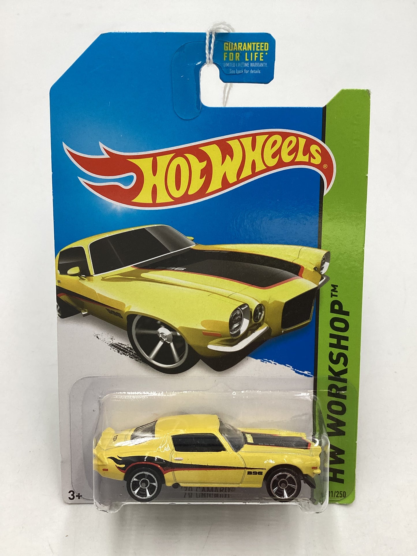 2014 Hot Wheels #231 Yellow 70 Camaro 2H