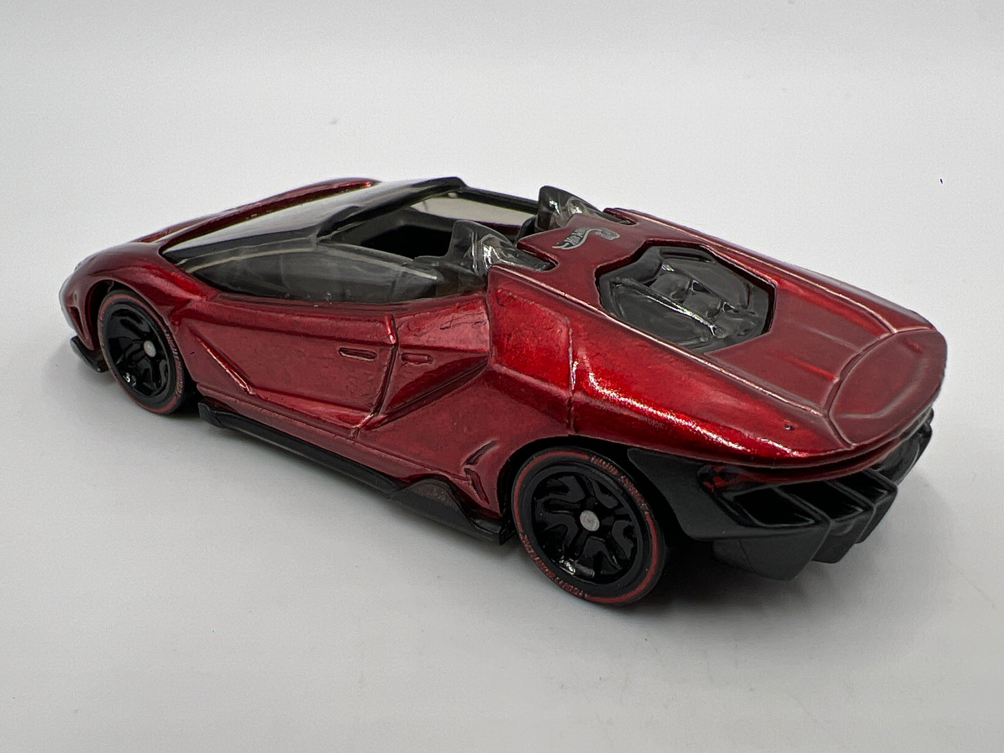 Hot Wheels iD Nightburnerz Series 2 #4 16 Lamborghini Centenario Roadster Red