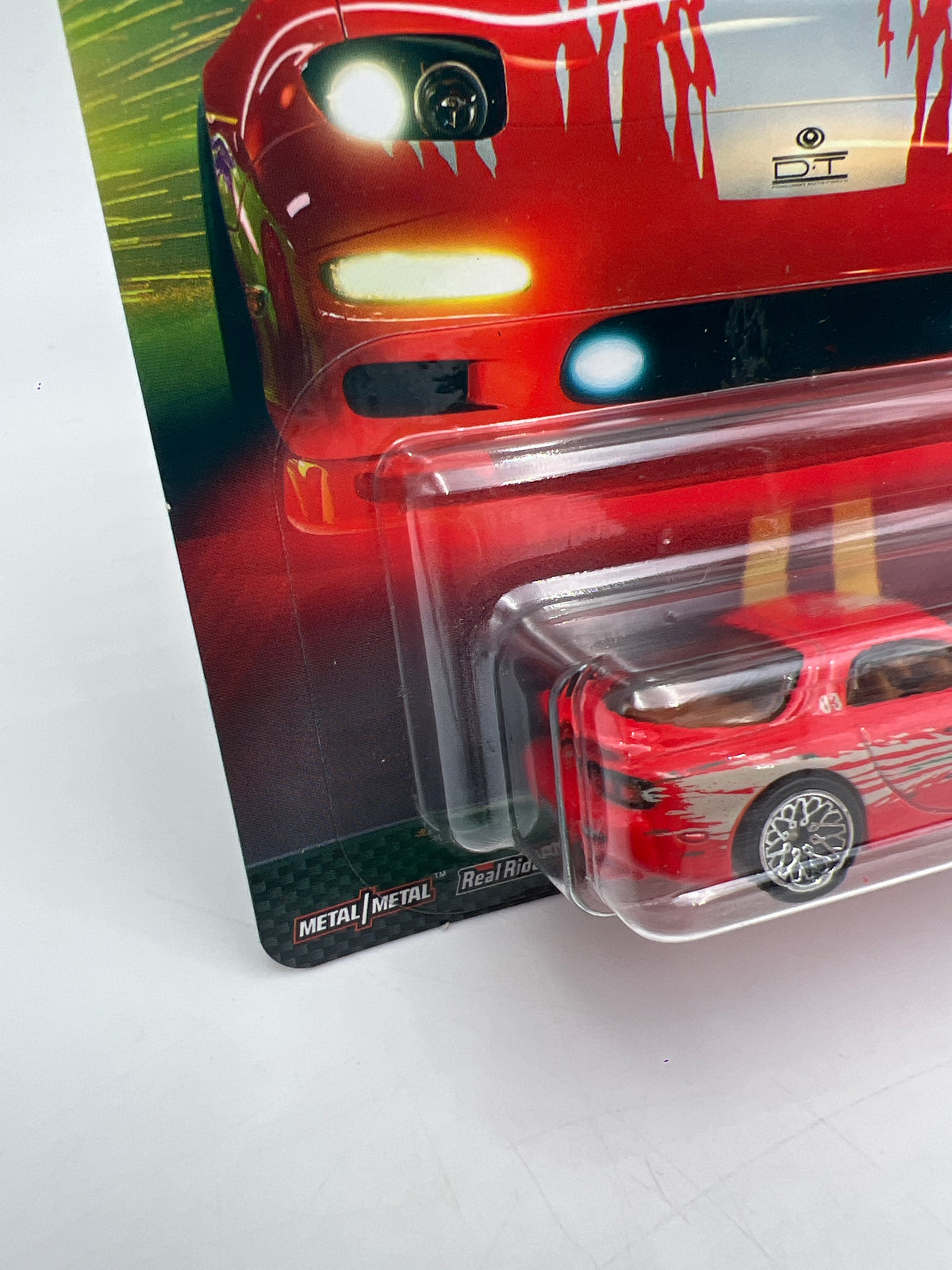 Hot Wheels Fast & Furious Original Fast #3 95 Mazda RX-7 Red W/Protector