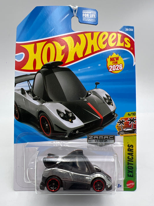 2026 Hot Wheels K Case Walmart Zamac 7 #26 Tooned Pagani Zonda Cinque