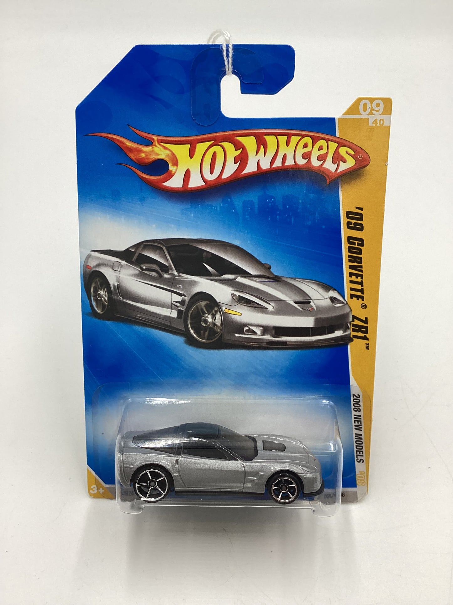 2008 Hot Wheels New Models #9 09 Corvette ZR1 Silver SR