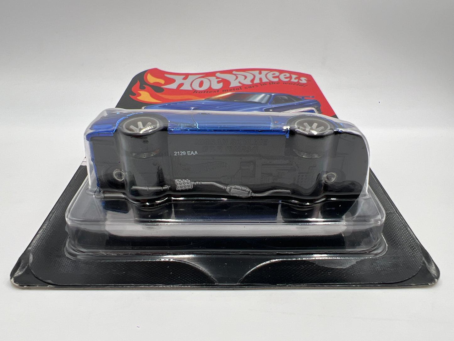 Hot Wheels RLC Nissan Skyline GT-R BNR34 Blue #8483/12500 W/Protector